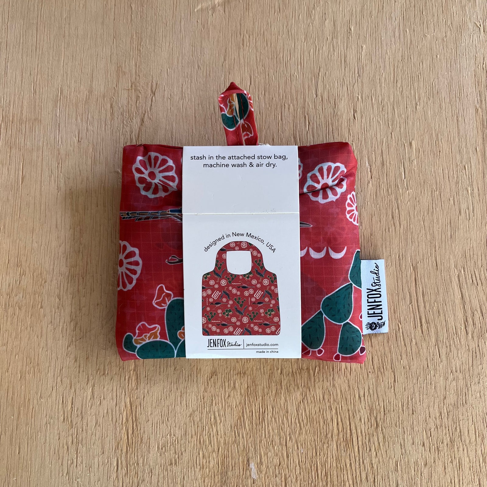 Packable Tote Bag - Desert Roadrunner