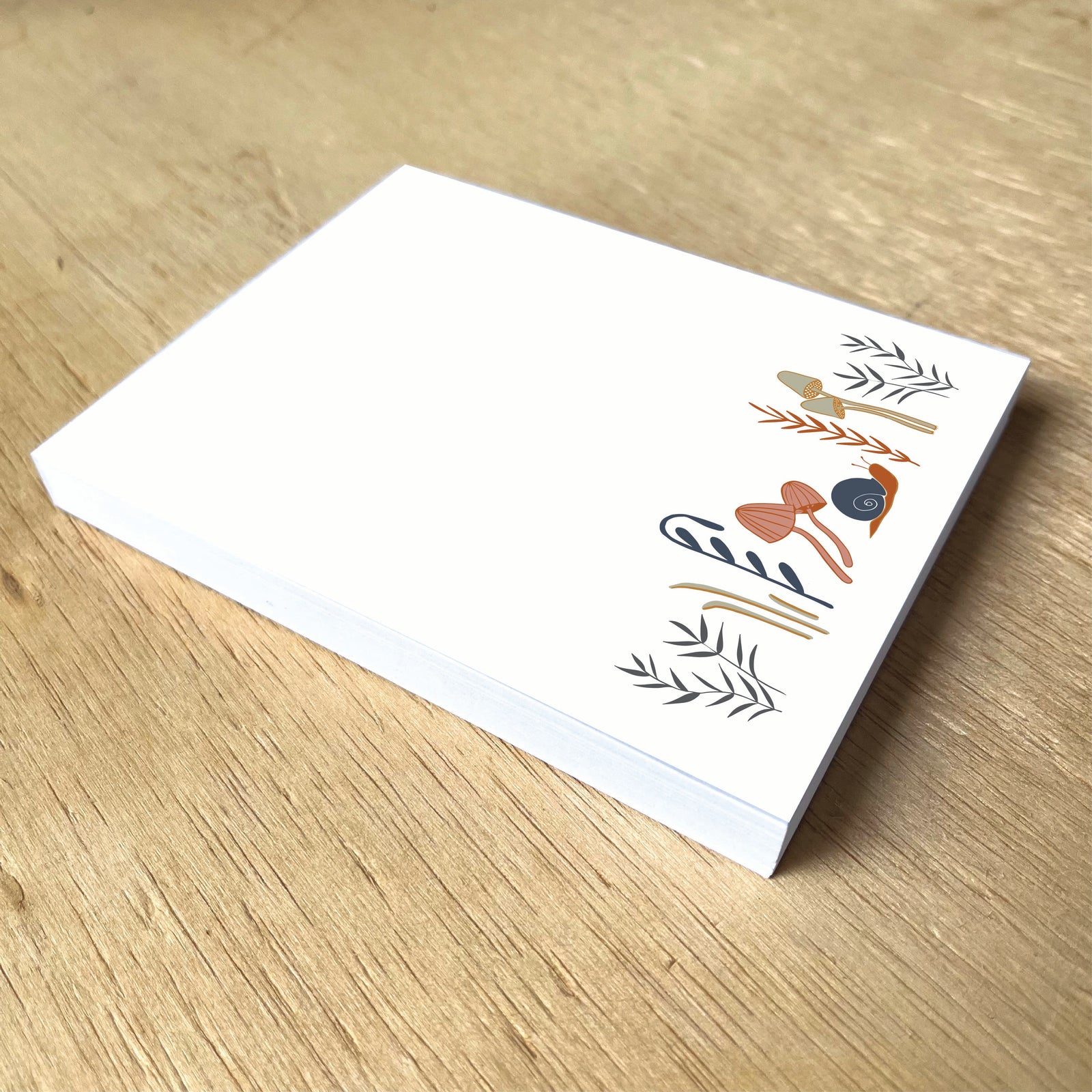 Mushroom Forest Notepad, 100 pages