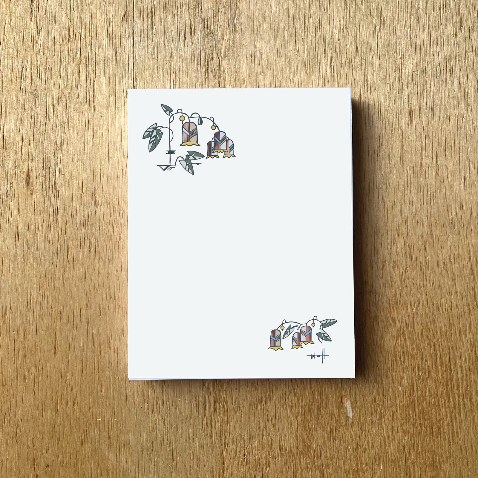 Scandinavian Tulips Notepad, 100 pages