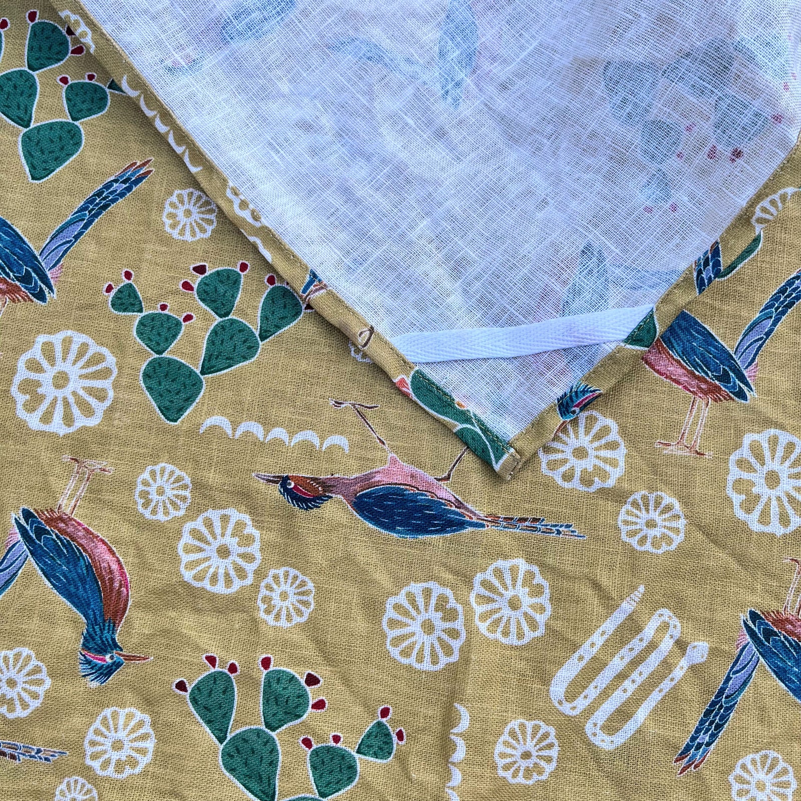 Desert Roadrunner Tea Towel