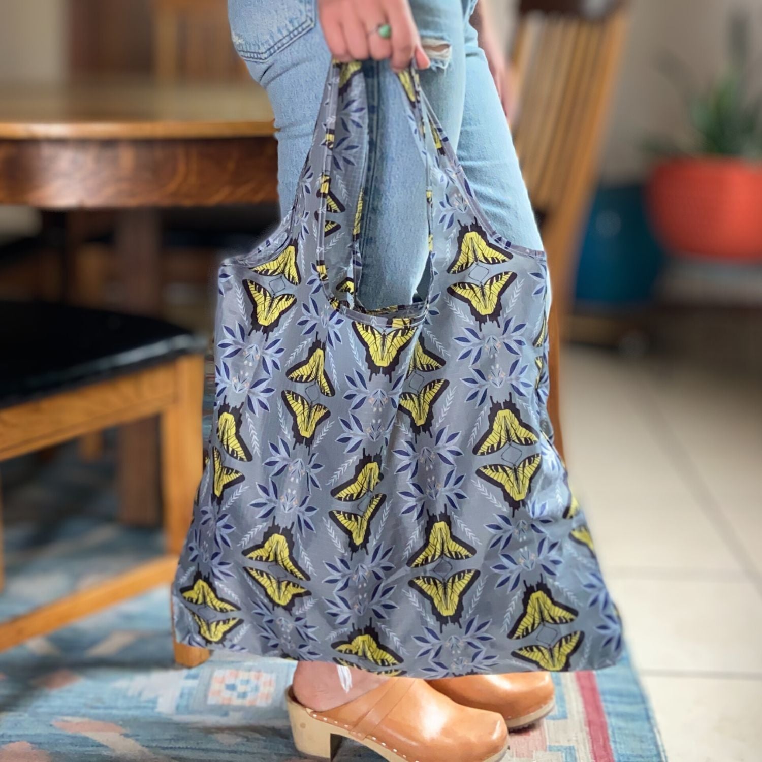 Packable Tote Bag - Swallowtail Butterfly