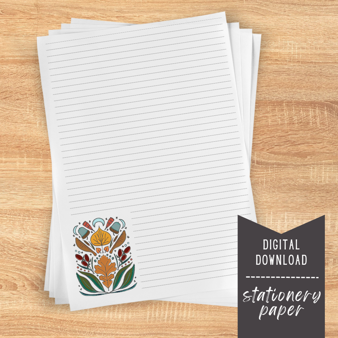 Fall Shrine Stationery Paper