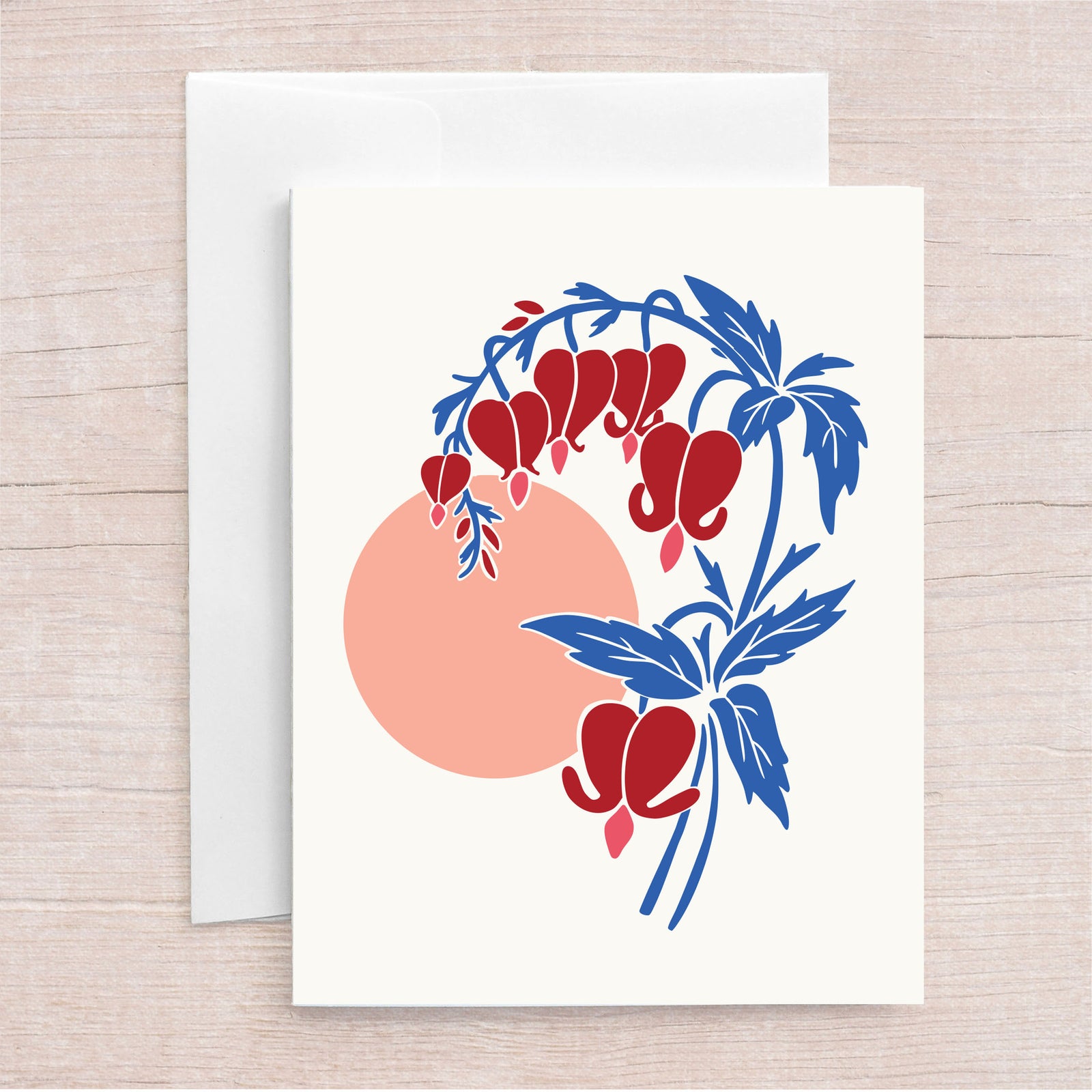 Bleeding Hearts Greeting Card