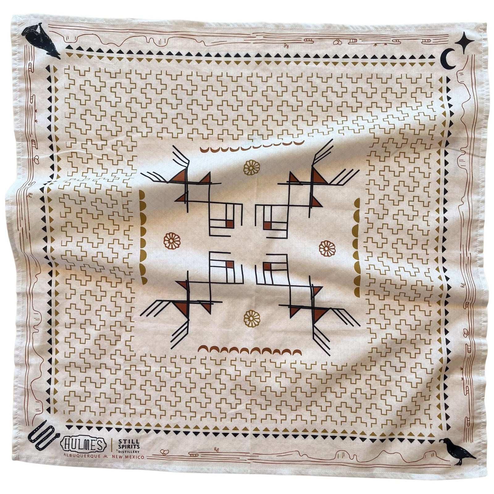 Still Spirits X Jen Fox Studio Bandana in Organic Cotton