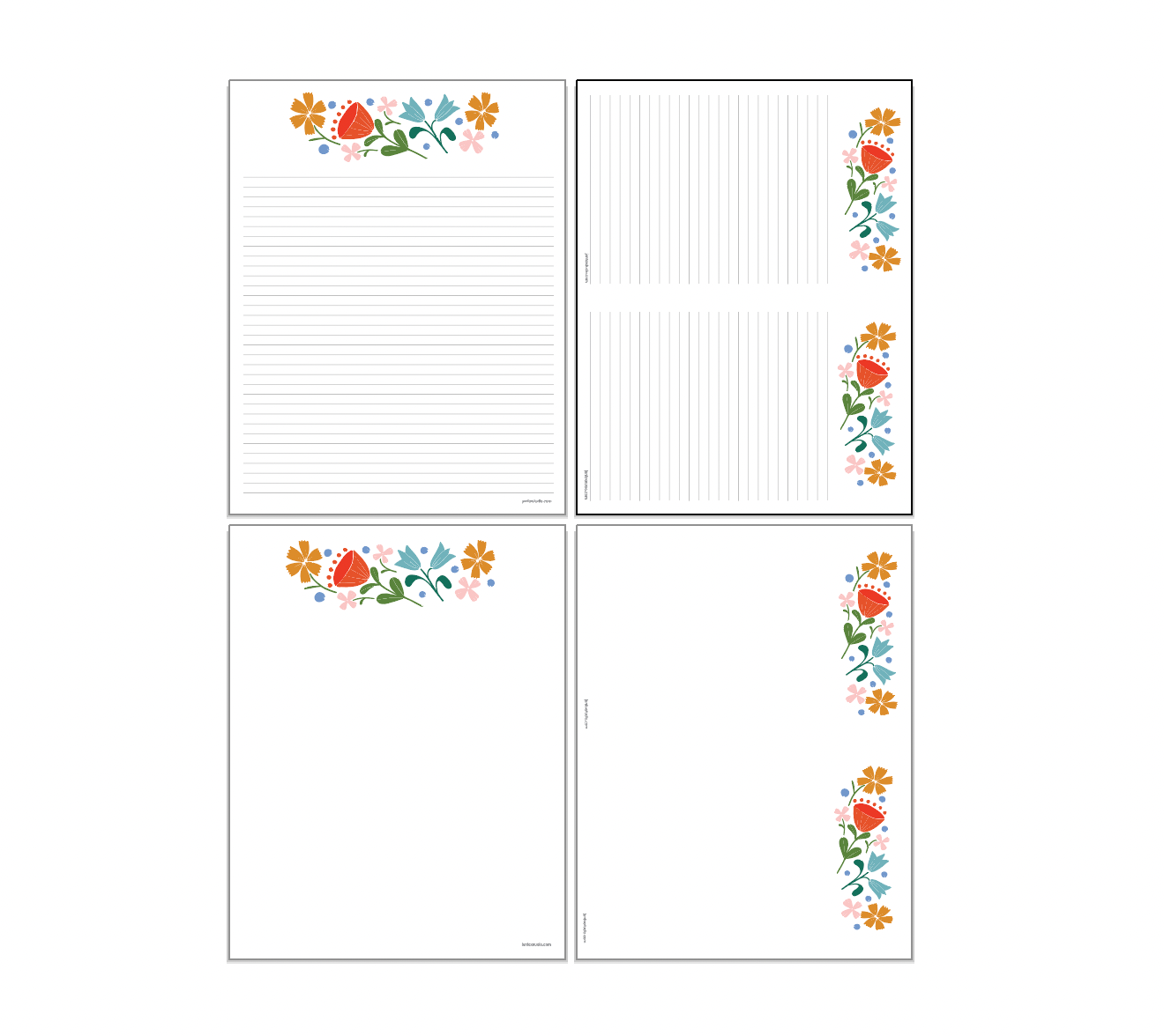 Book Floral Garland Stationery Paper