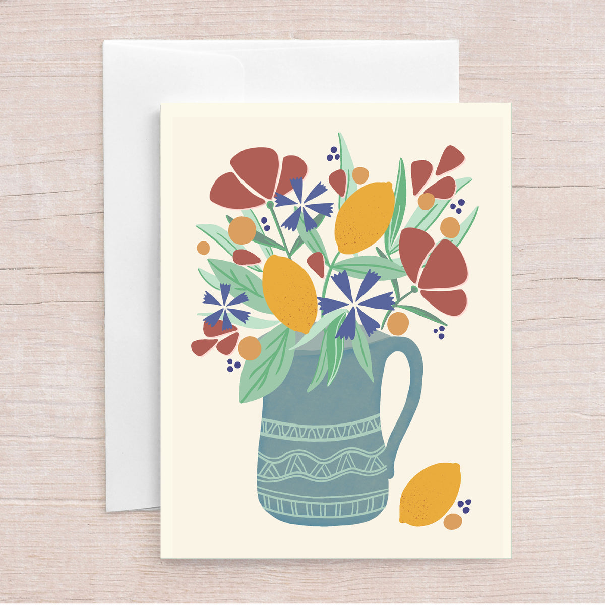 Bouquet of Lemons Greeting Card