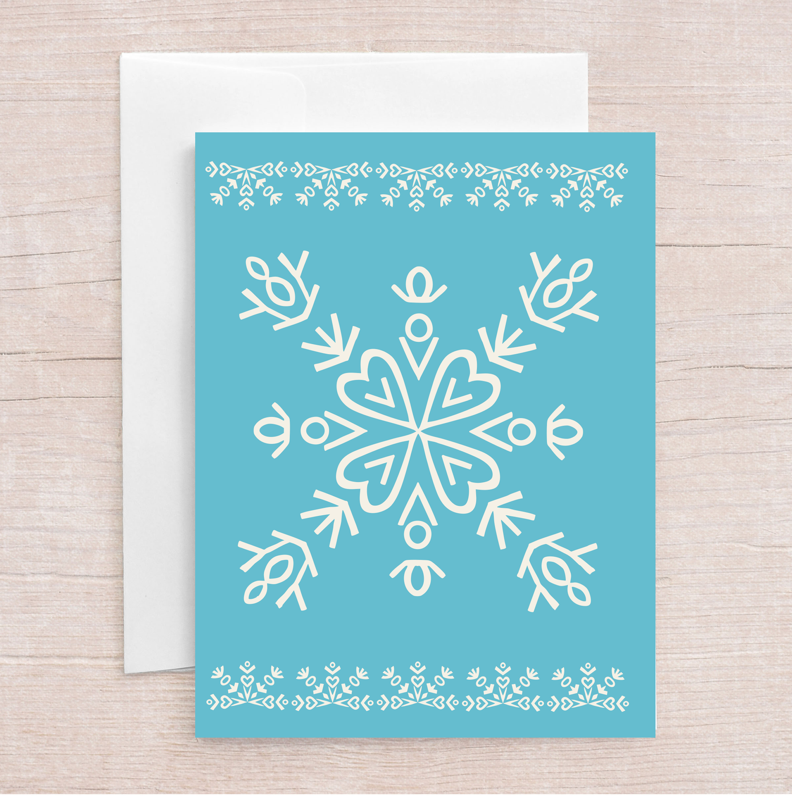 Snowflake Greeting Card