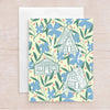 Cabin in Flowers Greeting Card