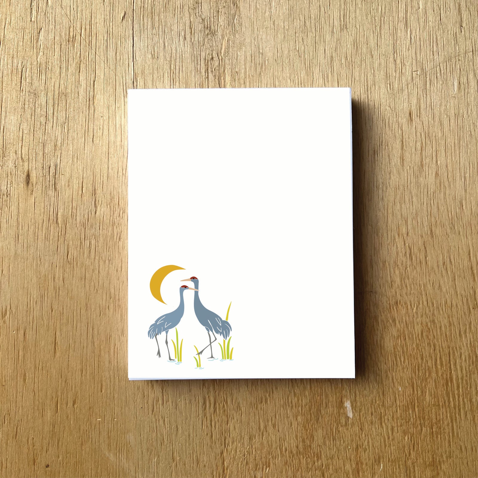 Sandhill Cranes Notepad, 100 pages
