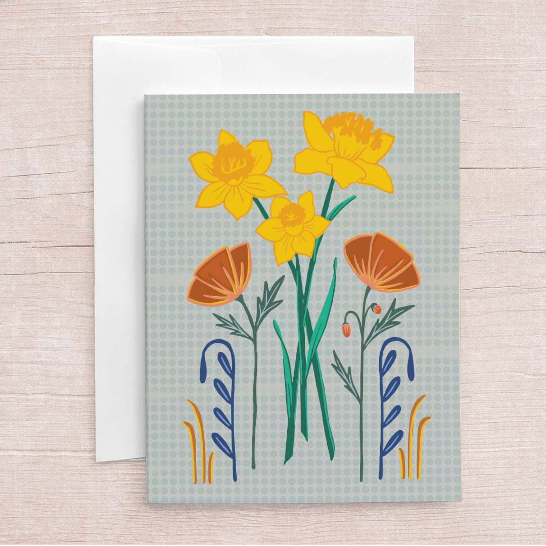 Daffodil Greeting Card