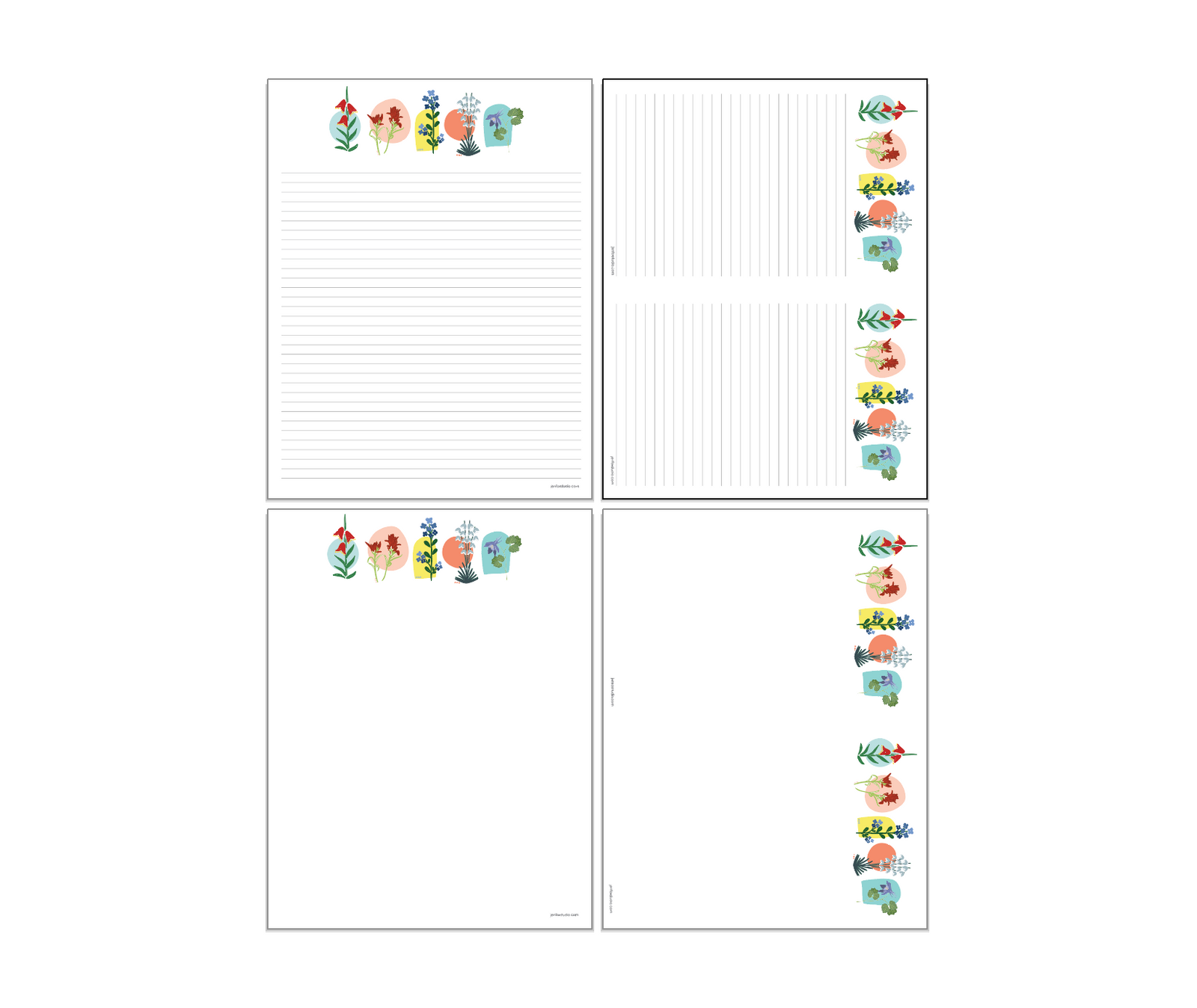 Desert Botanicals Stationery Paper