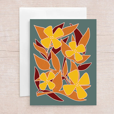 Fall Floral Greeting Card *LAST CHANCE*