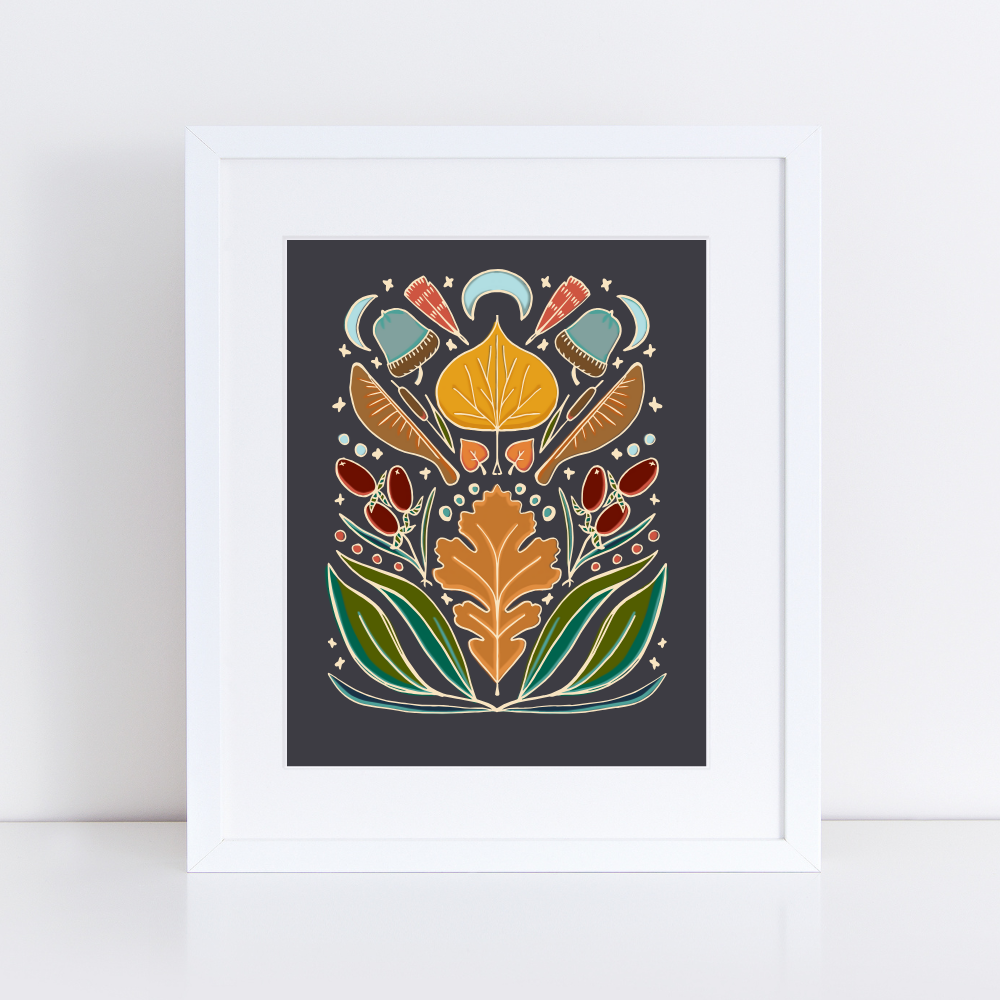 Fall Shrine Art Print