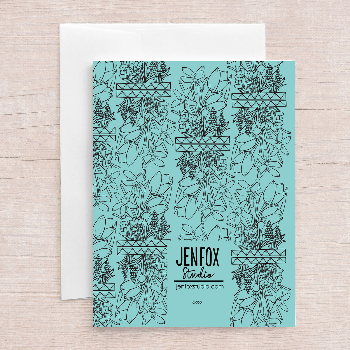 First Blooms Greeting Card