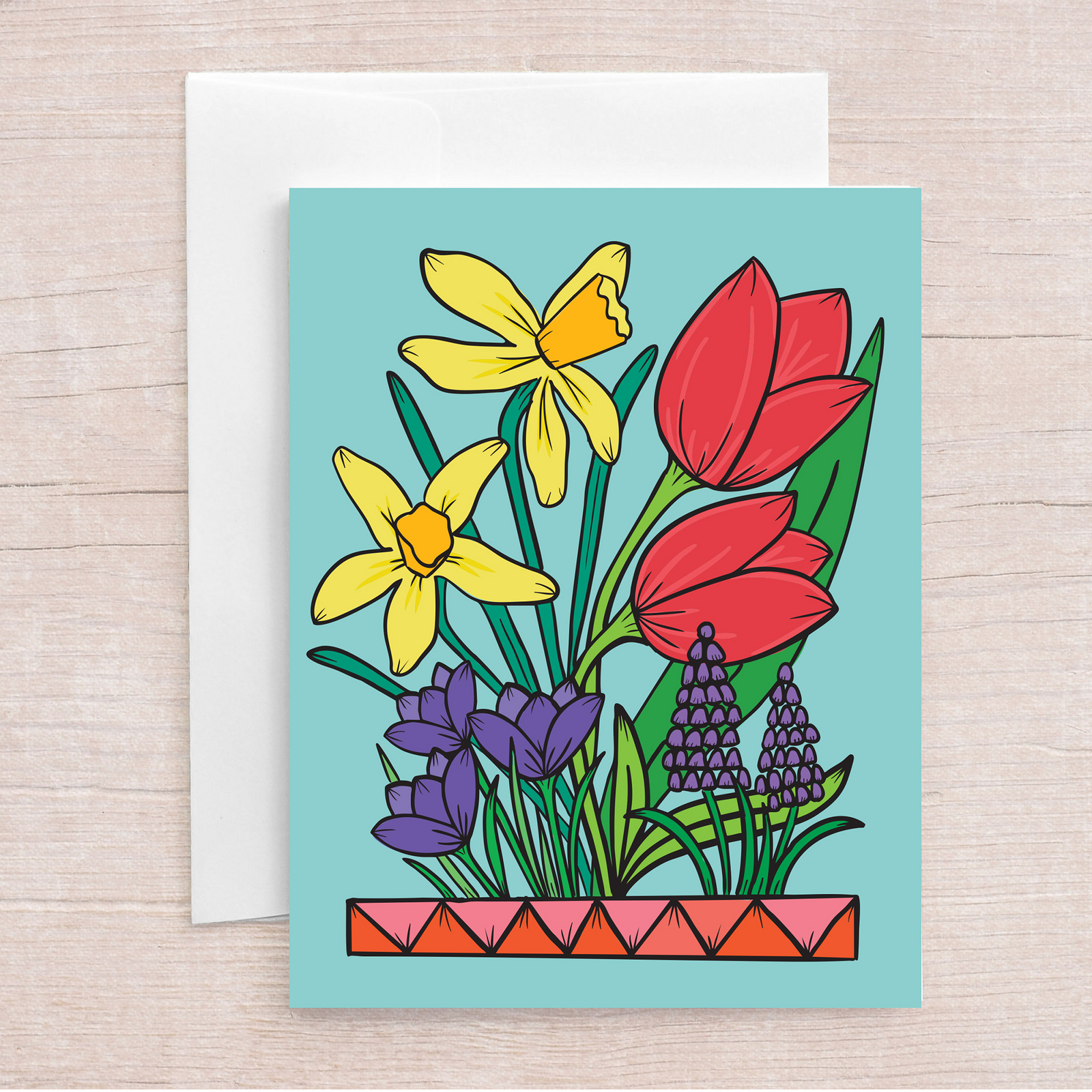First Blooms Greeting Card