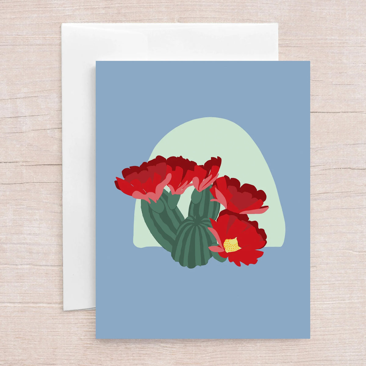 Hedgehog Cactus Greeting Card