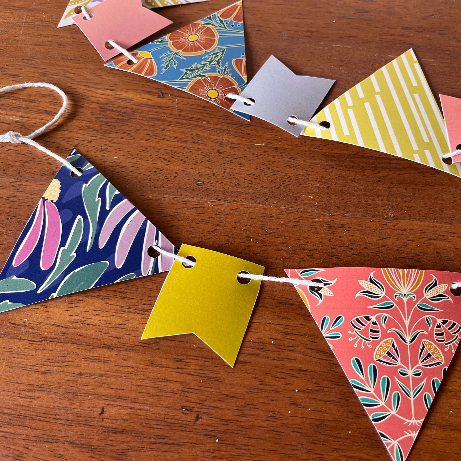 Spring Floral DIY Paper Garland Kit