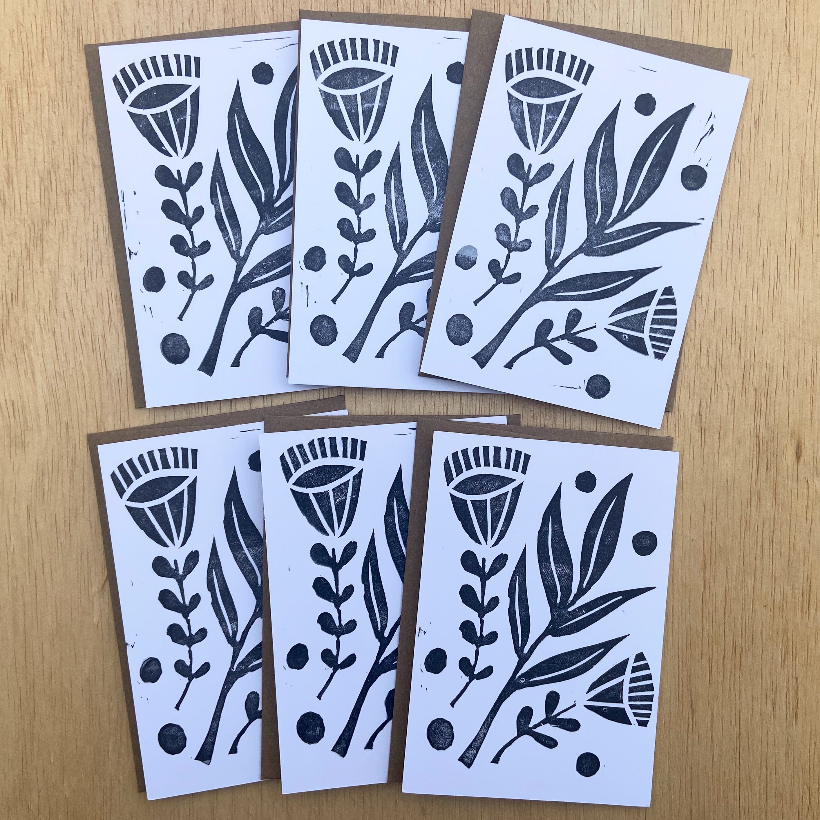 Beargrass Flat Cards - No. 6 1/4 Square (6 1/4 x 6 1/4) 98 lb
