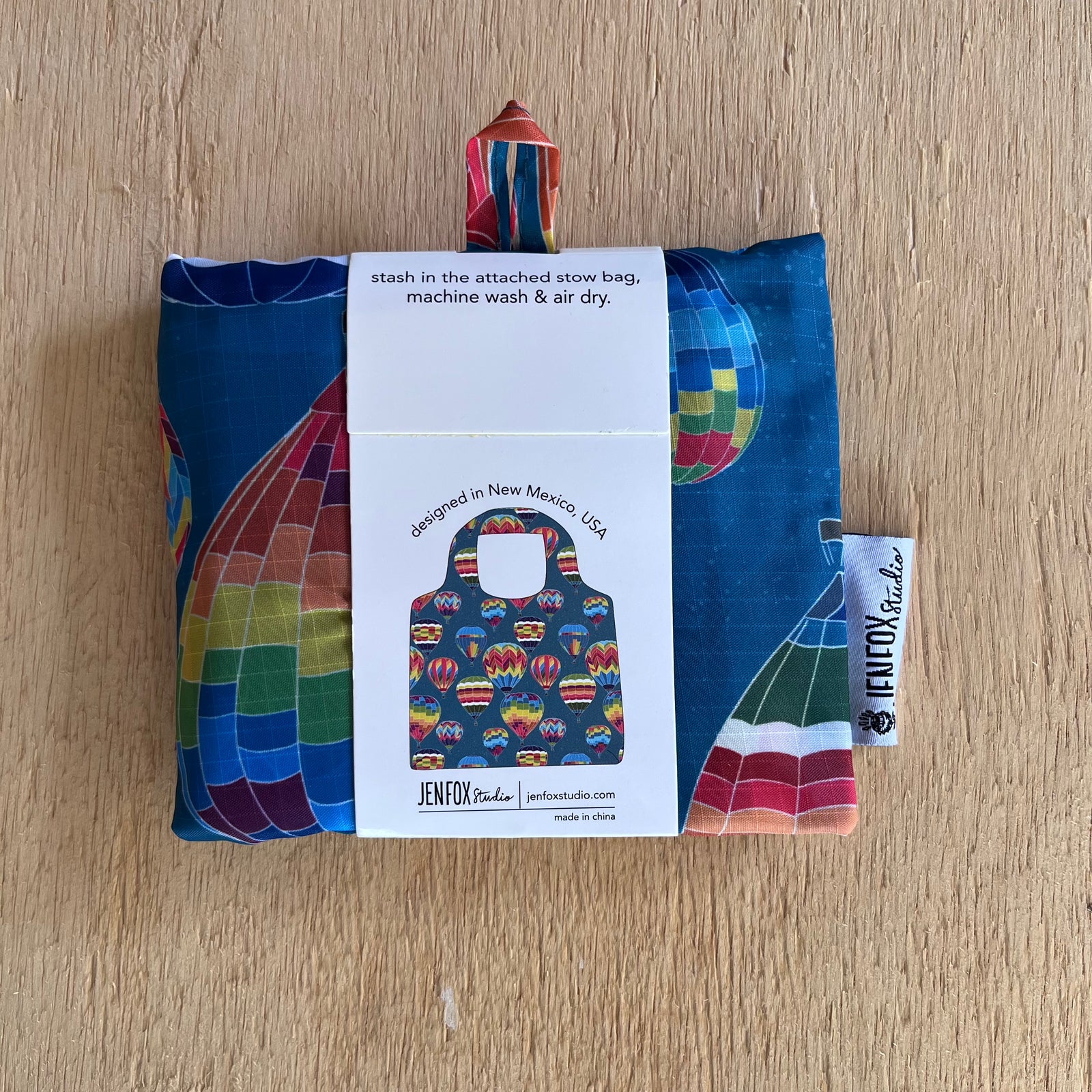 Packable Tote Bag - Hot Air Balloons
