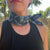 Sandhill Crane Bandana in Organic Cotton