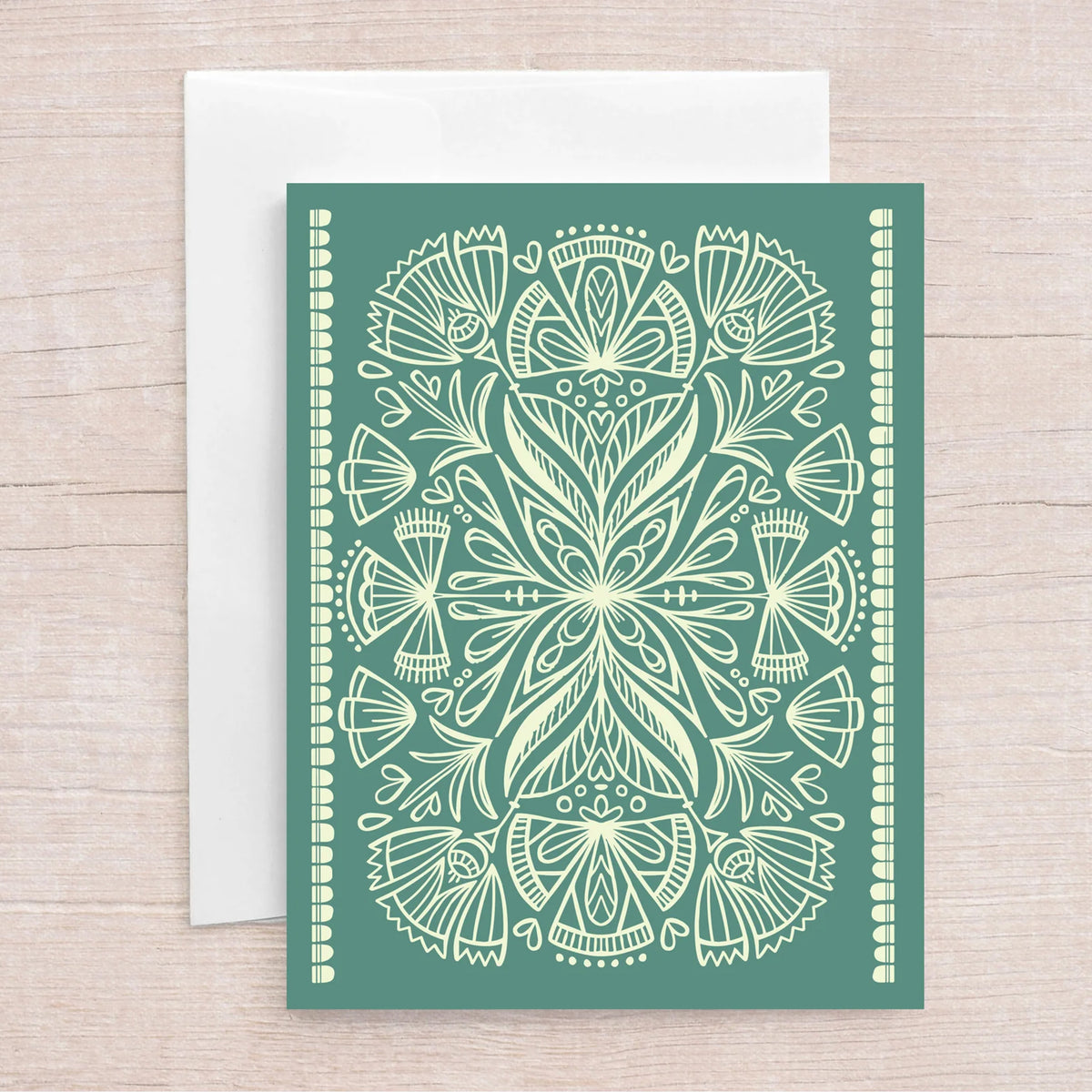 Sage Medallion Greeting Card