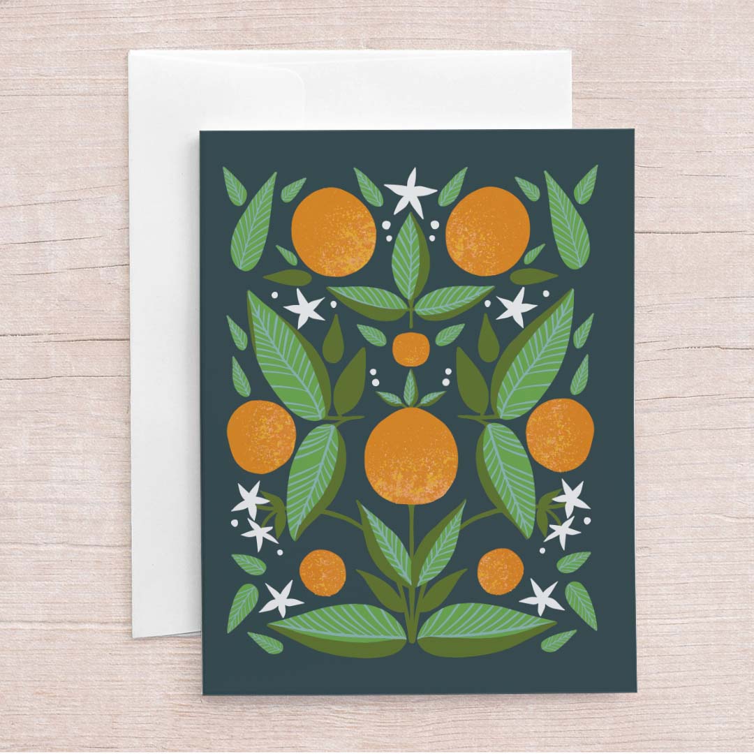 Oranges Greeting Card
