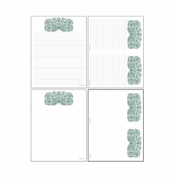 Sage Stationery Paper - Jen Fox Studio