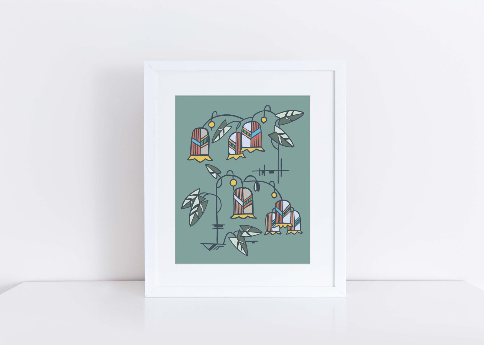 Scandinavian Tulips Art Print