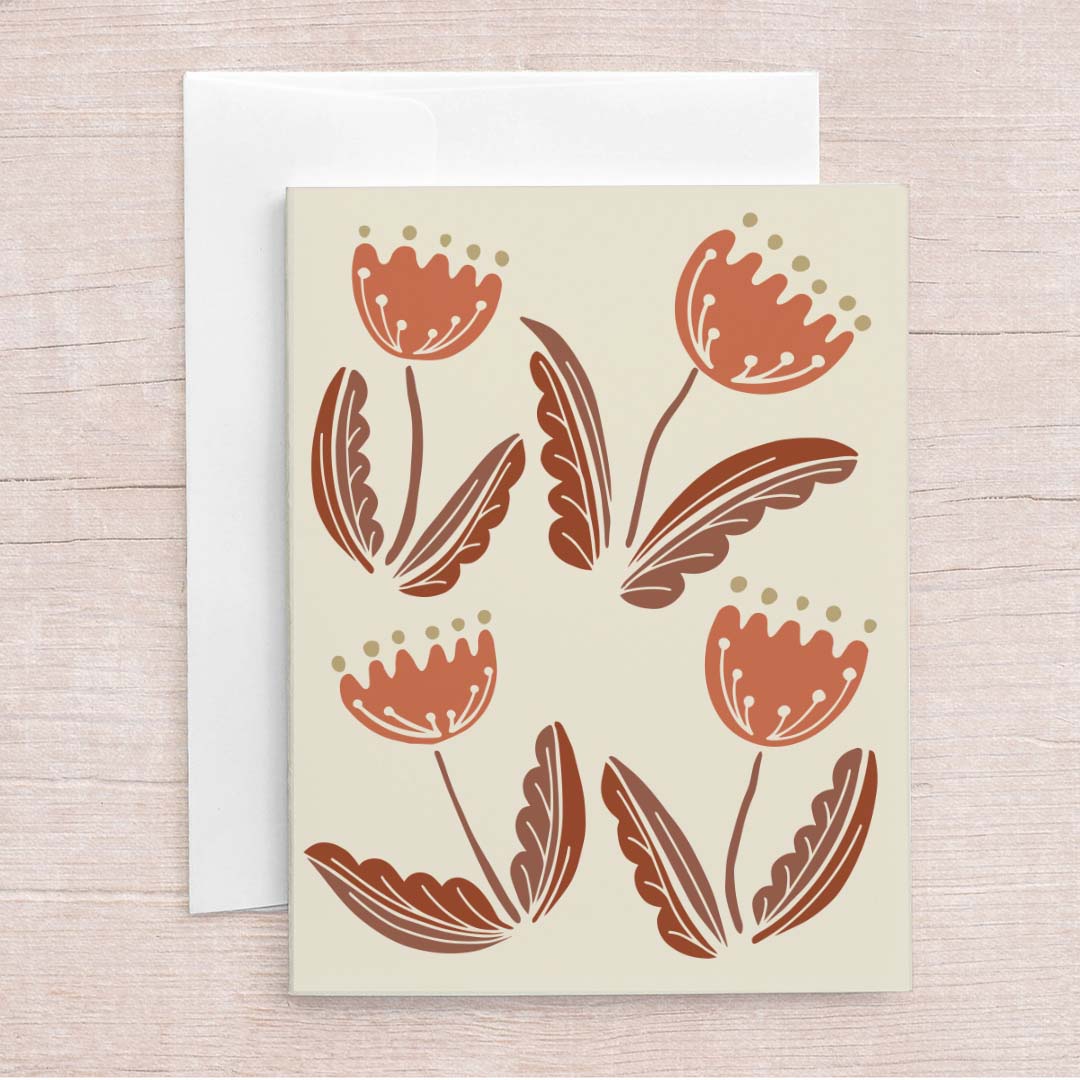 Valentine Floral Greeting Card