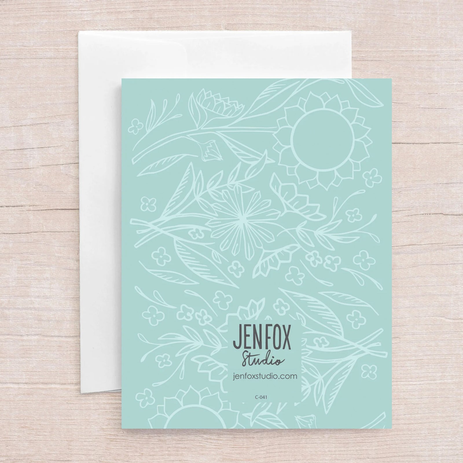 Wild Sunflower Greeting Card