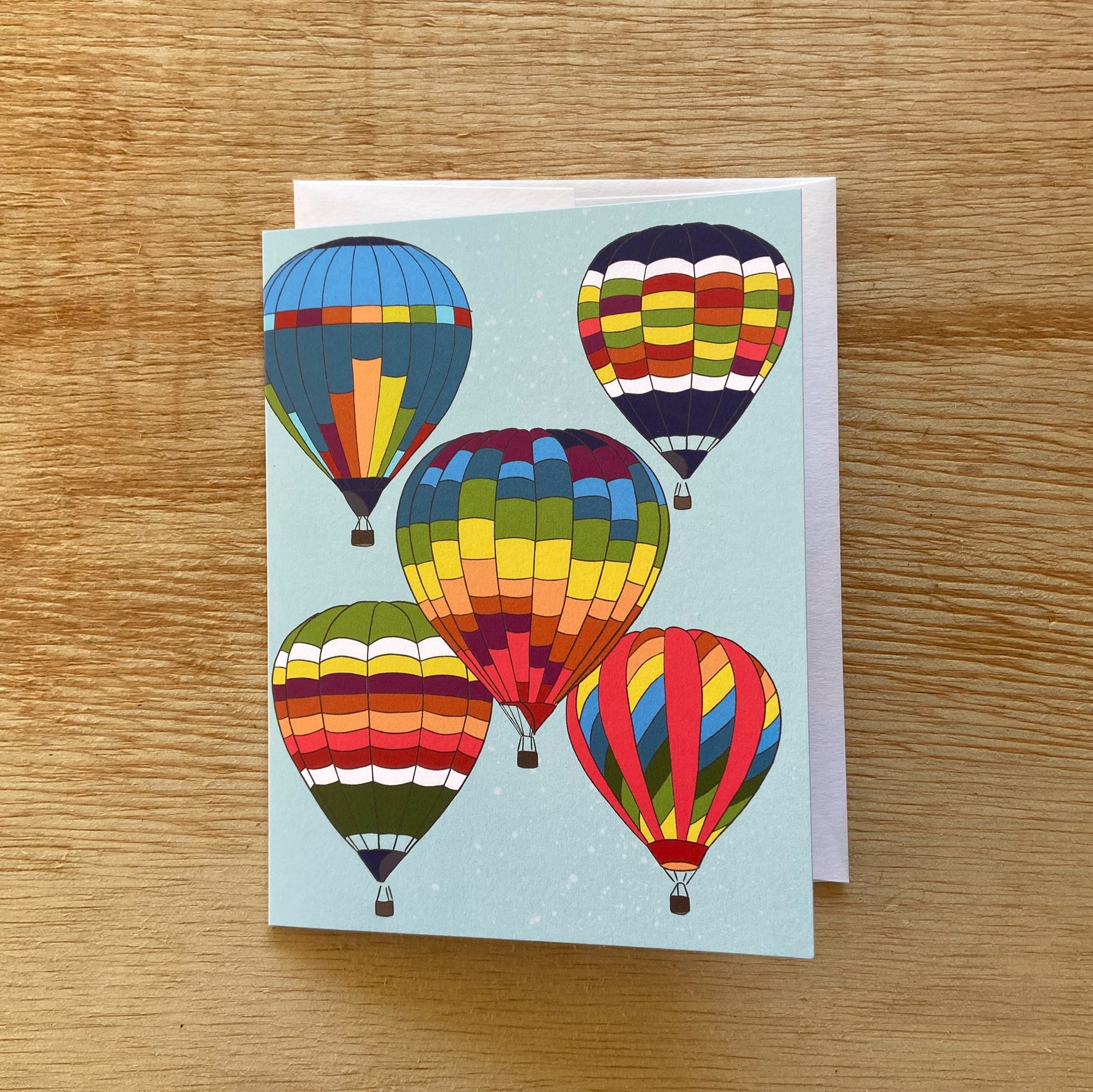 Hot Air Balloon Greeting Card
