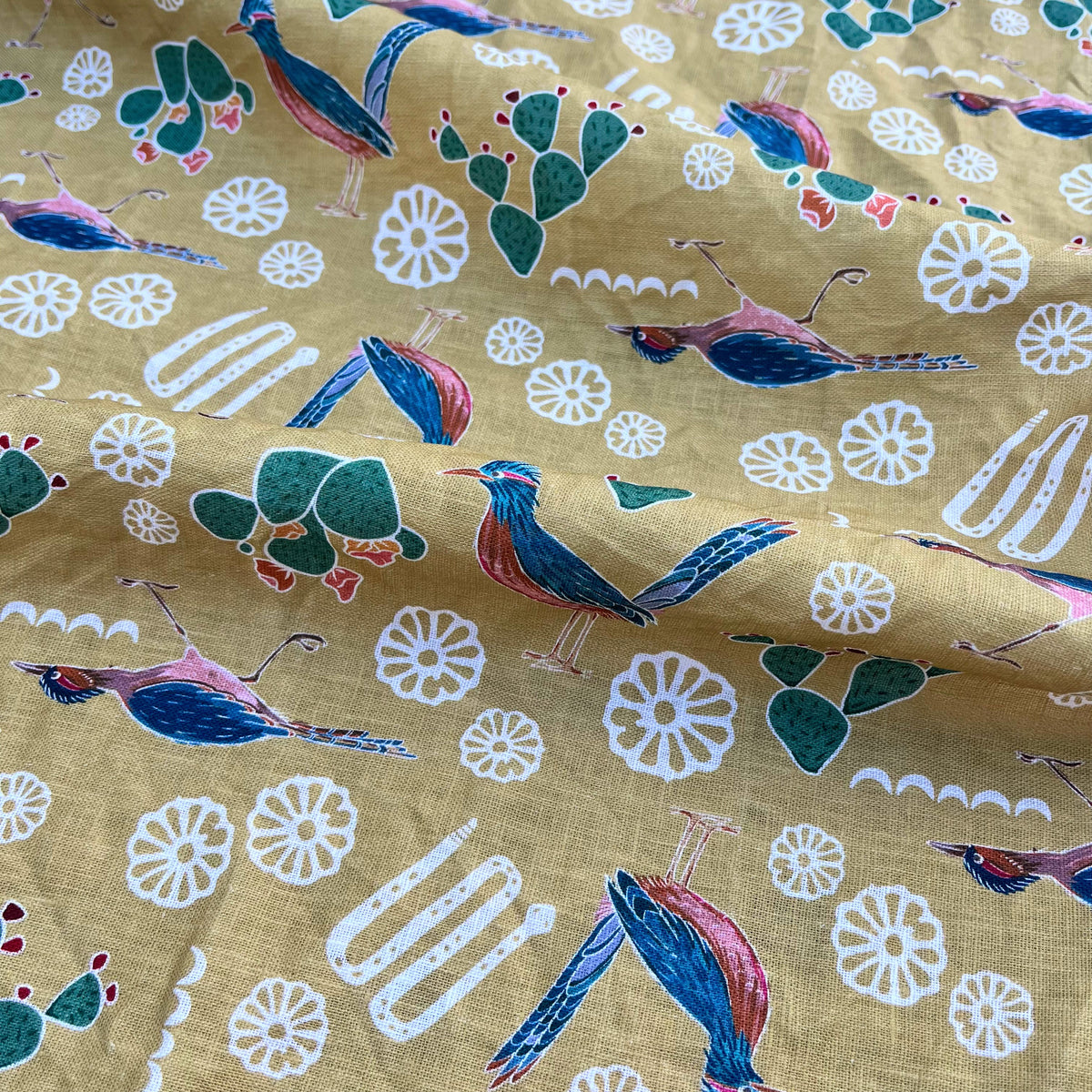 Desert Roadrunner Tea Towel
