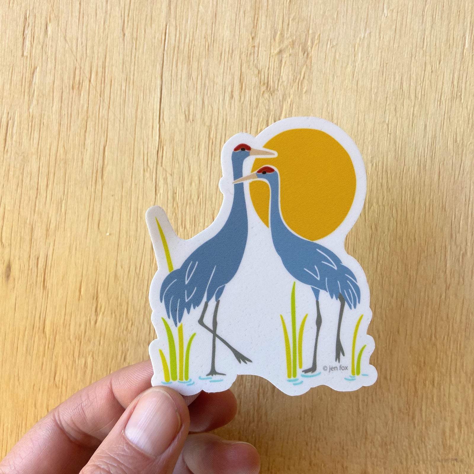 Sandhill Crane Sticker