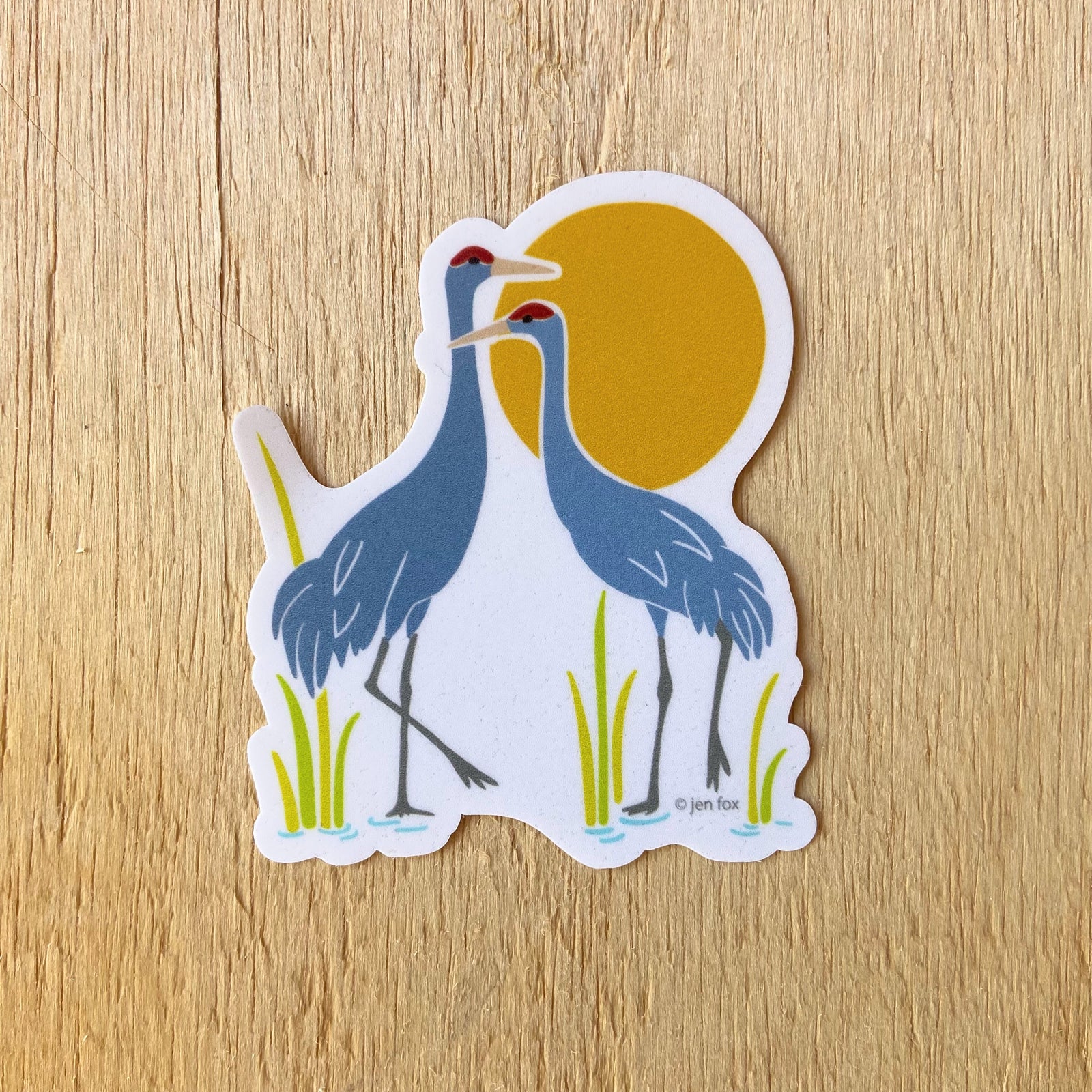 Sandhill Crane Sticker