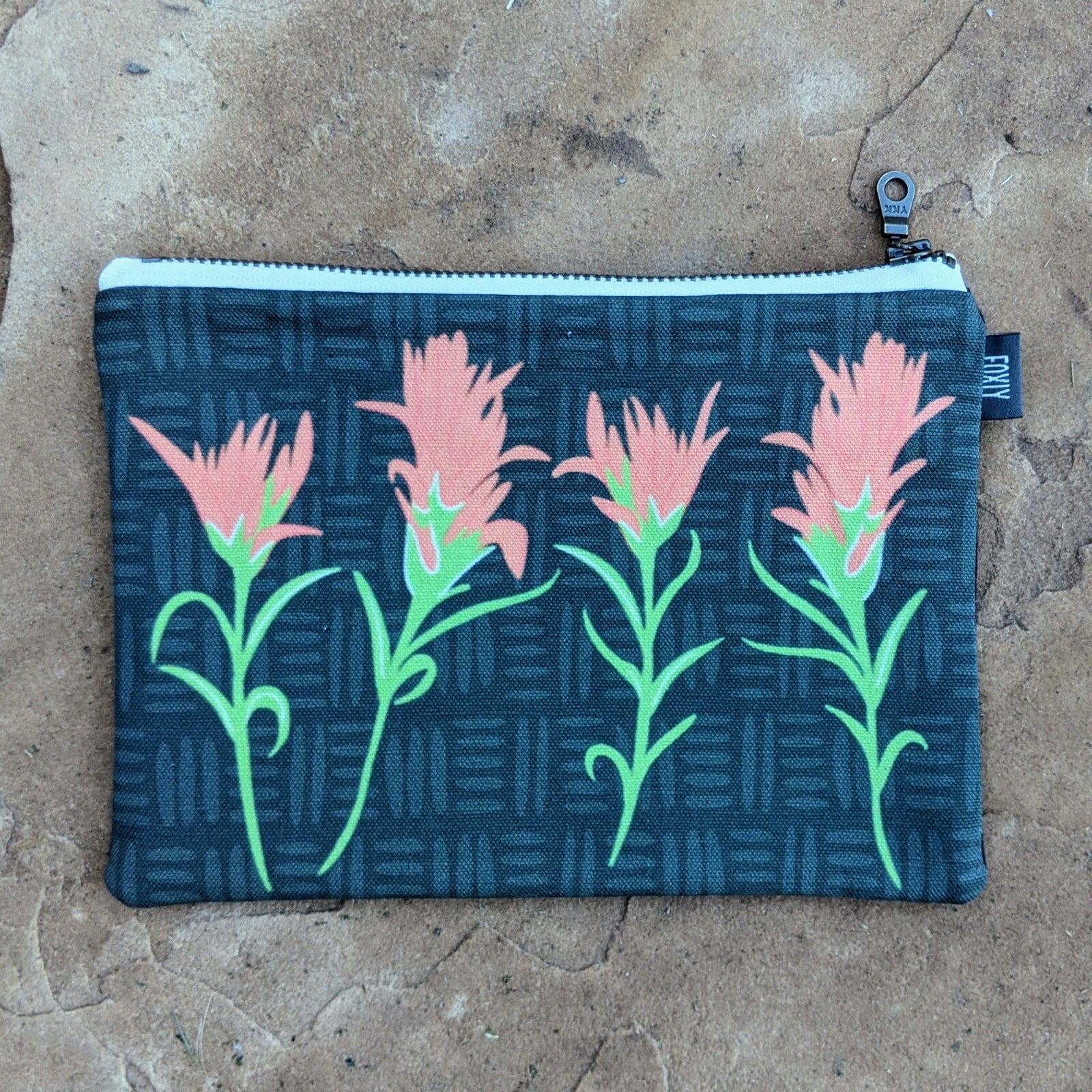 Castilleja Zipper Pouch - Medium Size