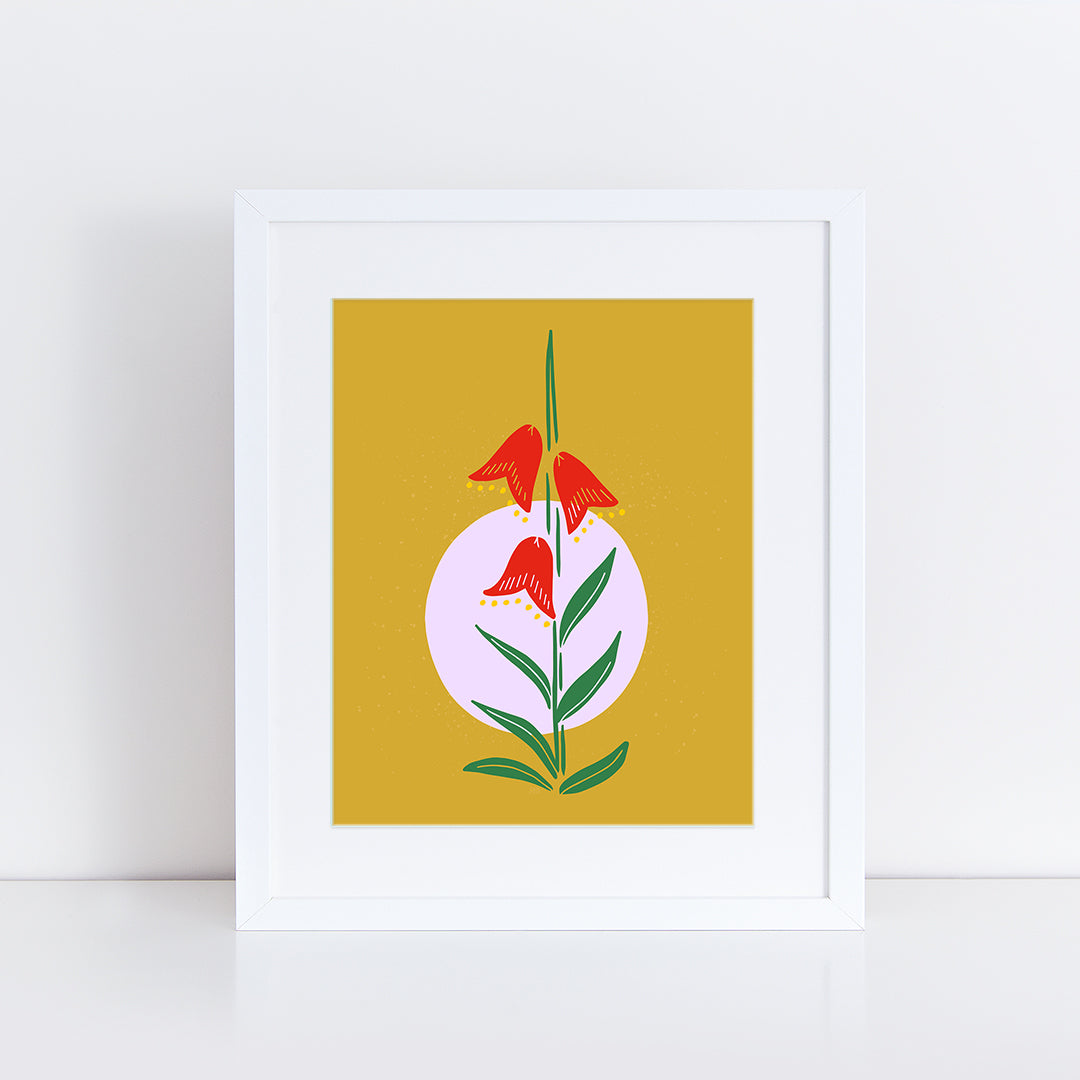 Penstemon Art Print