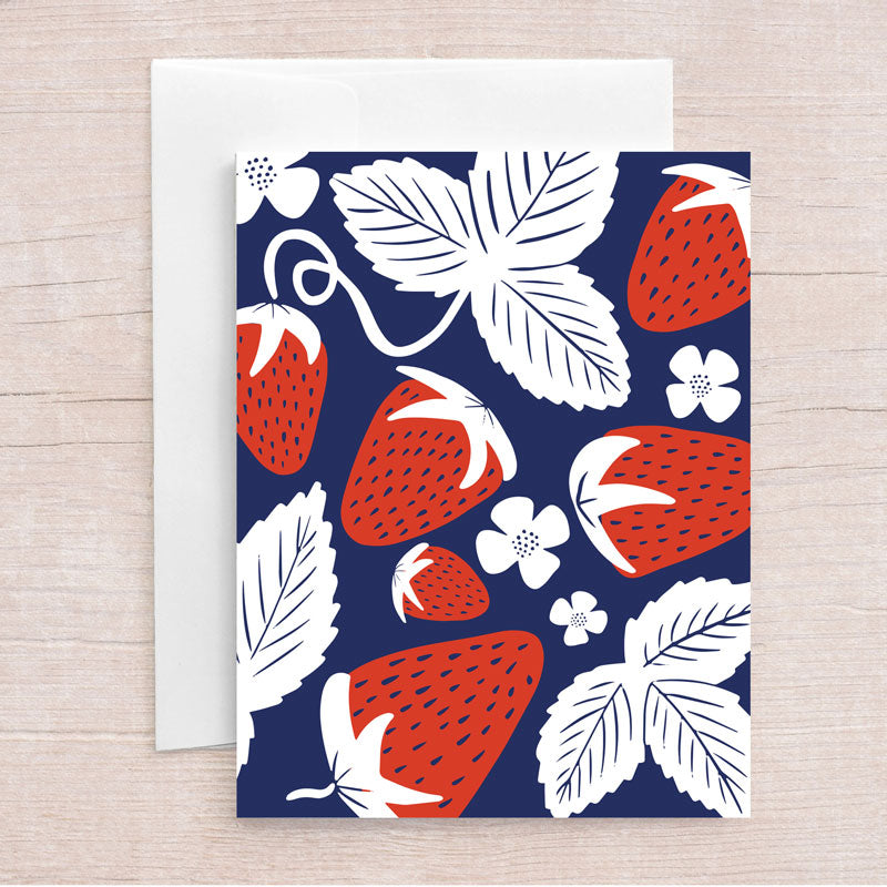 Strawberry Field Greeting Card