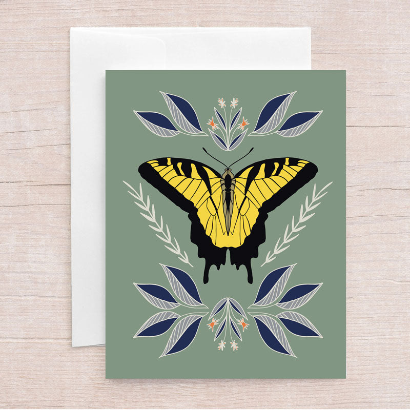 Swallowtail Butterfly Greeting Card