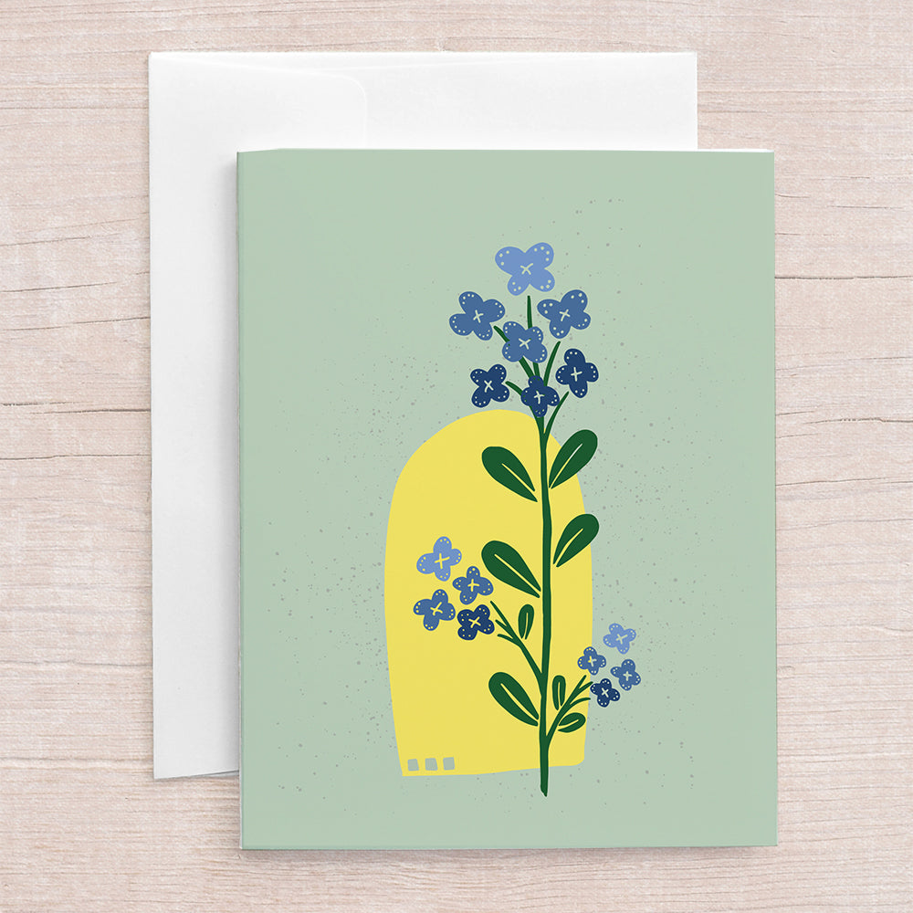 Wallflower Greeting Card