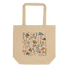 Mushroom Forest Organic Cotton Tote Bag