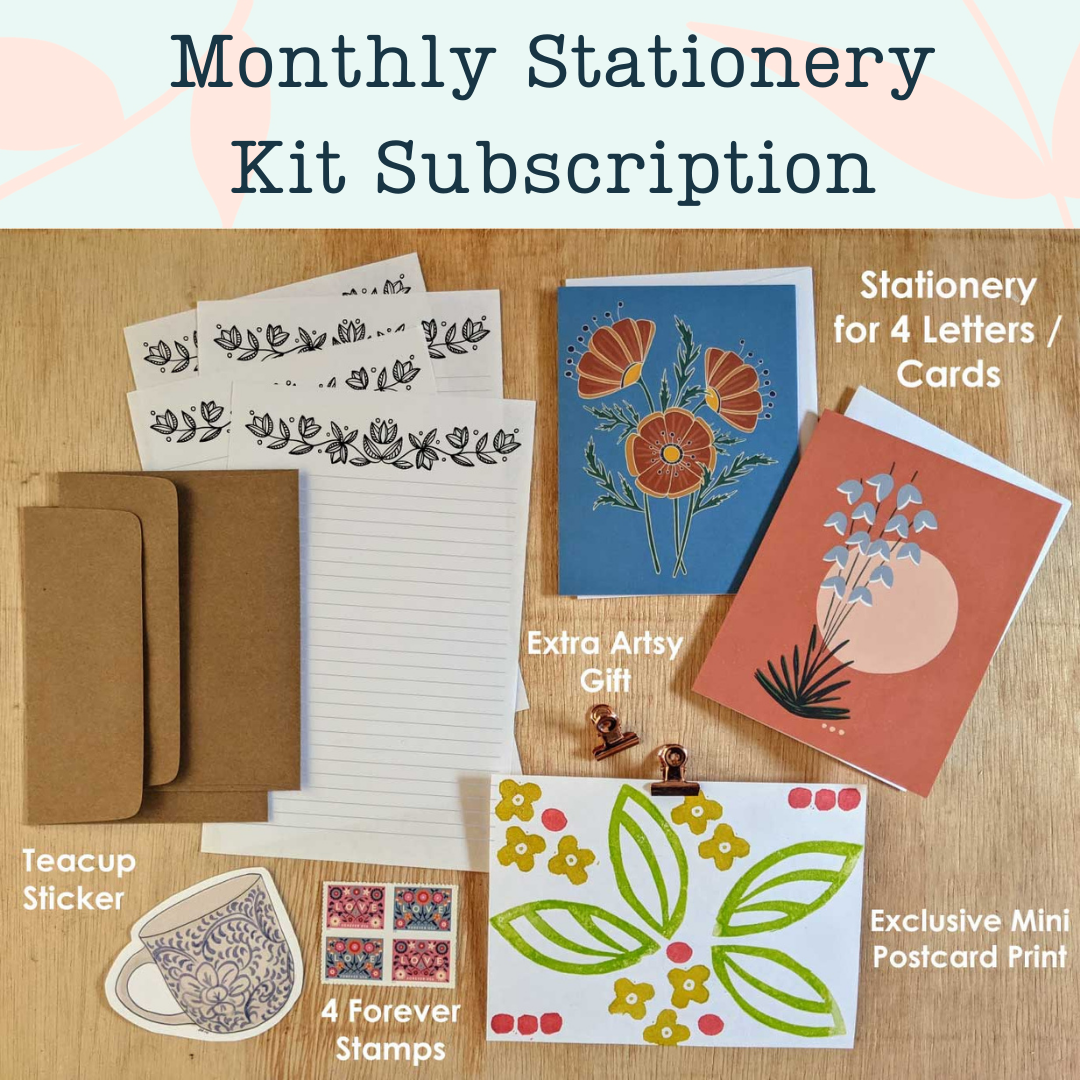 Monthly Stationery Subscription - Jen Fox Studio