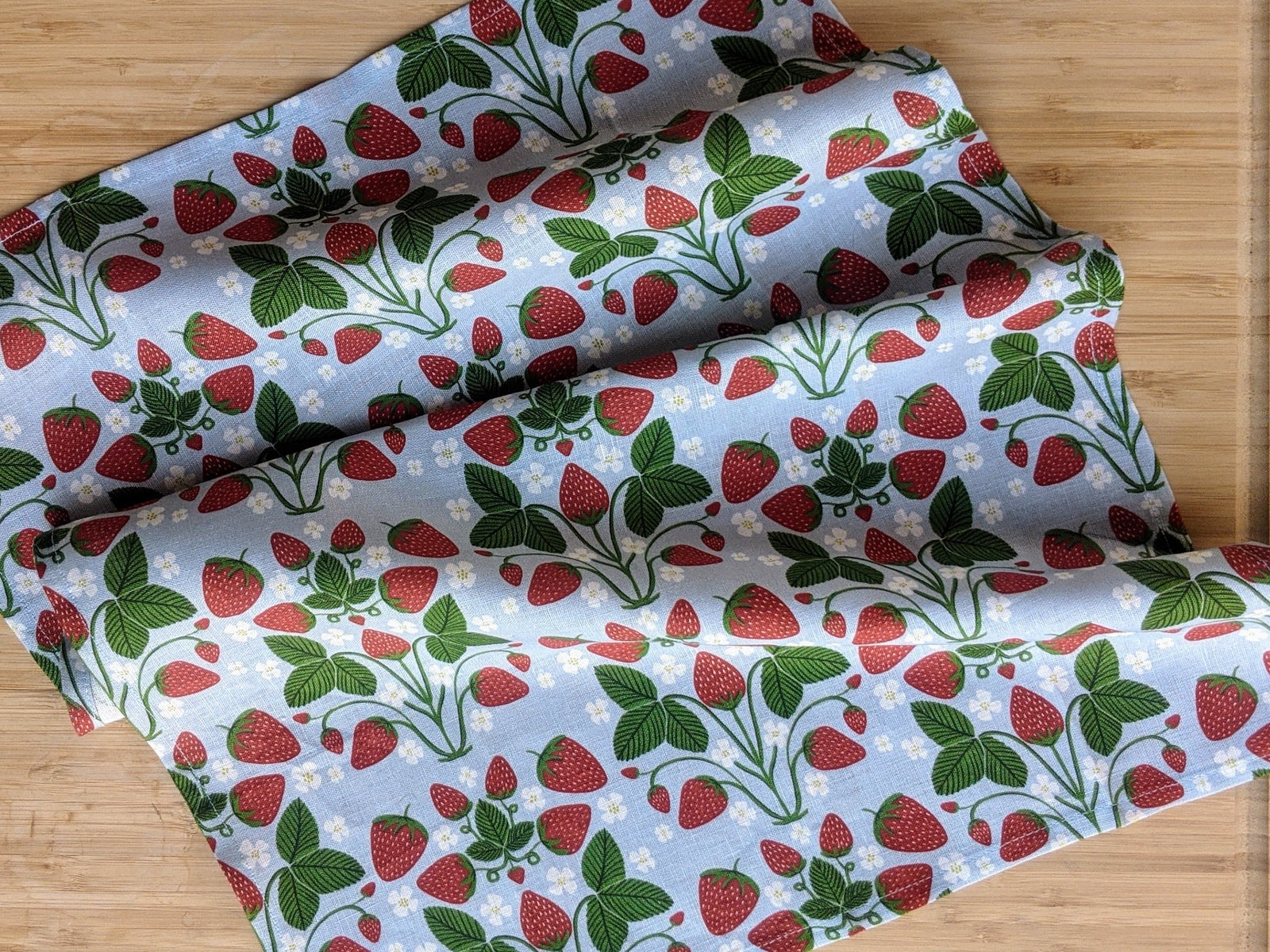 Strawberry Vine Tea Towel