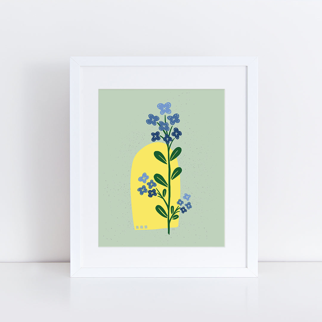 Wallflower Art Print